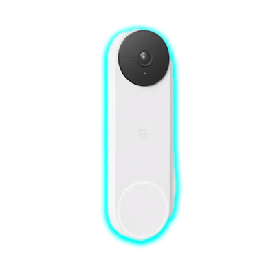 Google Nest Doorbell (Battery) - Snow