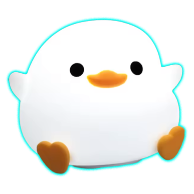 DoDo Duck Silicone LED Bedside Lamp