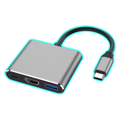 3-in-1 USB-C Hub