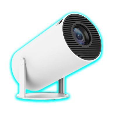 Mini Projector with 240 Degree Rotating Lens