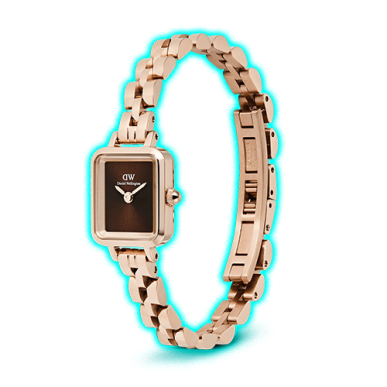 Daniel Wellington Quadro Mini Arch 3-link Amber Sunray Rose Gold