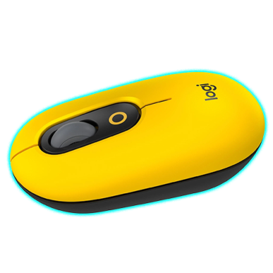 Logitech POP Mouse with Emoji (Blast Yellow)