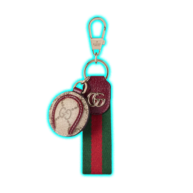 Gucci Tennis keychain with Web