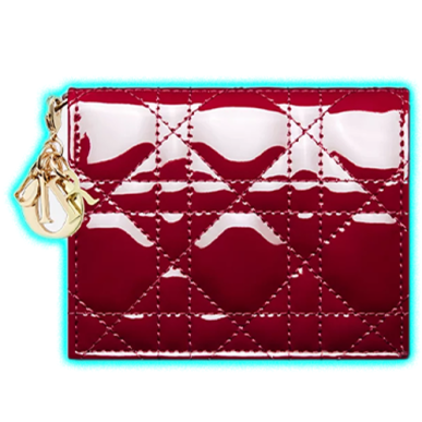 Mini Lady Dior Gardenia Wallet