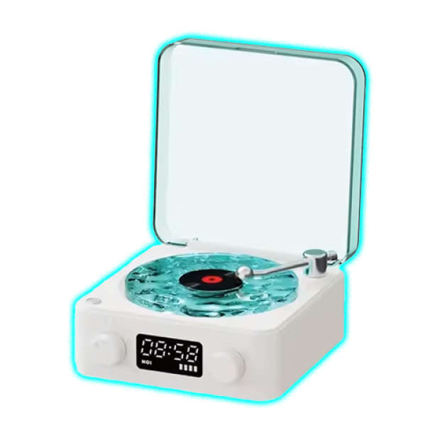 Waves Vinyl Player Bluetooth Speaker