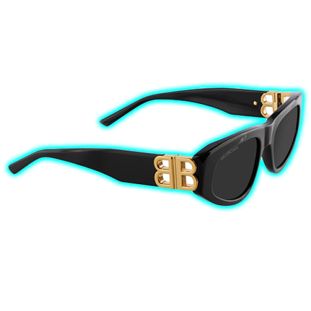 Balenciaga Dynasty D-frame Sunglasses in Black