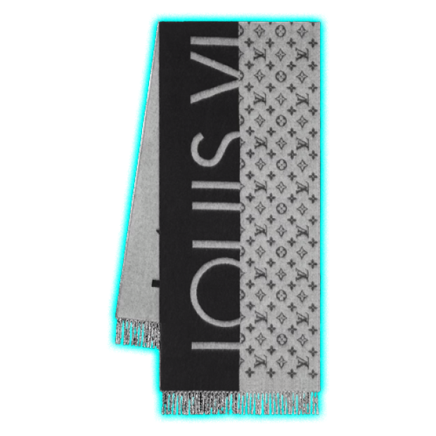 LV Monogram Split Scarf