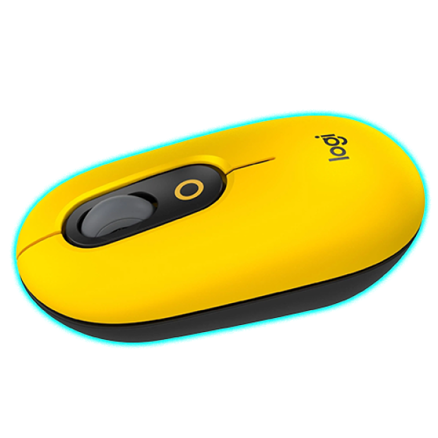 Logitech POP Mouse with Emoji (Blast Yellow)