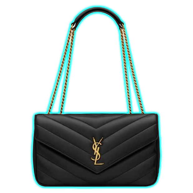 Ysl LOULOU medium in MATELASSÉ lambskin