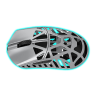WLmouse Beast X Max Wireless 8K Gaming Mouse (Metallic Silver)