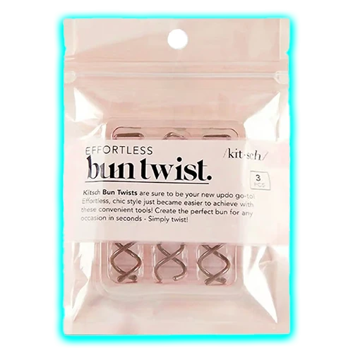Bun Twist 3pc - Brown