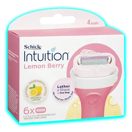 Schick Intuition Lemon Berry Refill 6 Pack