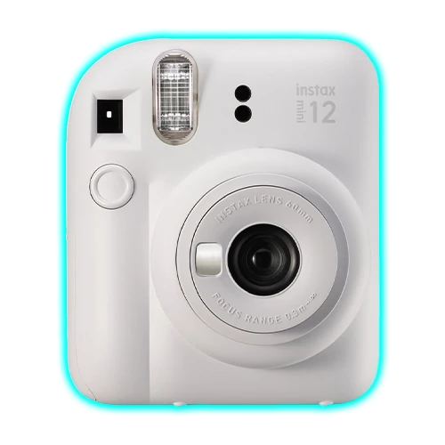 FujiFilm INSTAX mini 12 Instant Camera Clay White