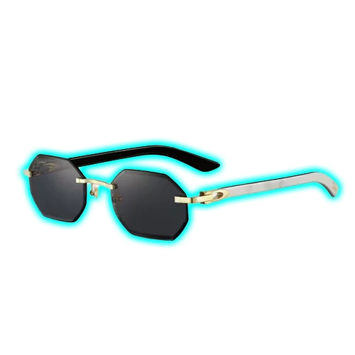 Sunglasses with Elongated C de Cartier motif