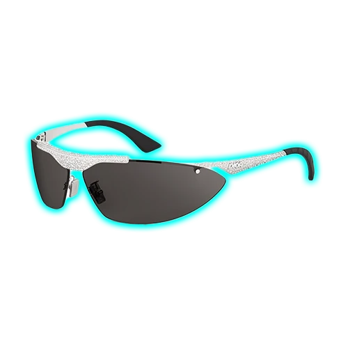 DioRace S1U Gray Rectangular Sunglasses