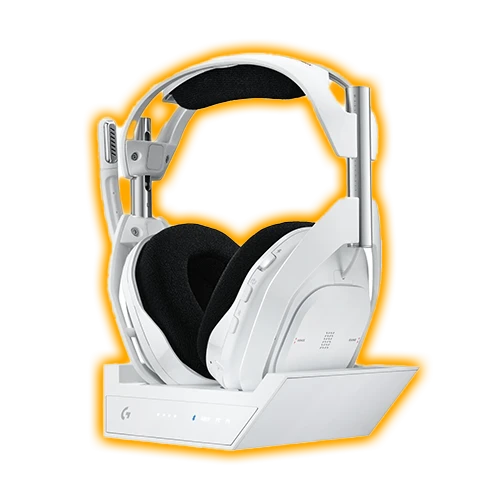 Logitech G Astro A50 X LIGHTSPEED Wireless Gaming Headset + Base Station (White)
