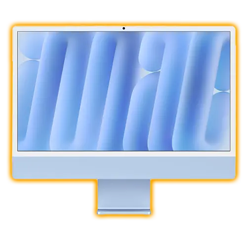 Blue iMac