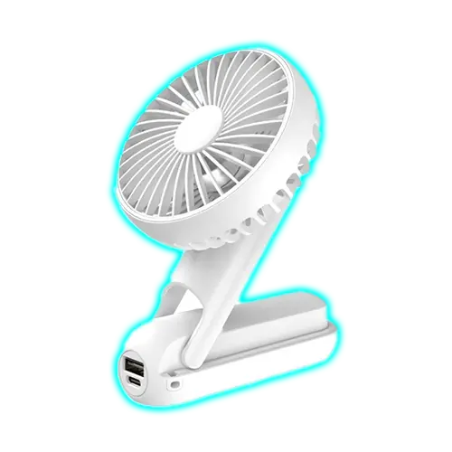 2-in-1 Handheld Fan with Power Bank