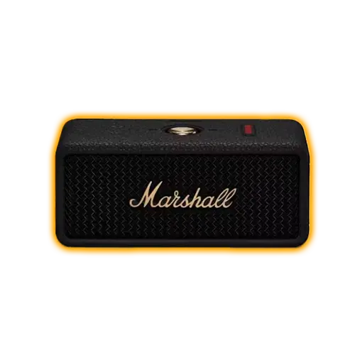 Marshall Emberton III Bluetooth Speaker - Black and Brass