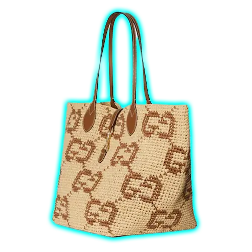 Gucci Woven Large Tote Bag