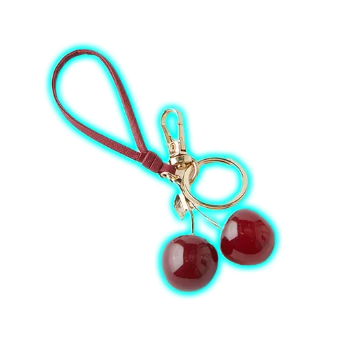 Rubi Bag Charm - Cherry