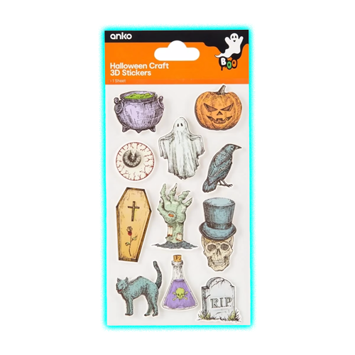 Halloween Craft 3D Stickers