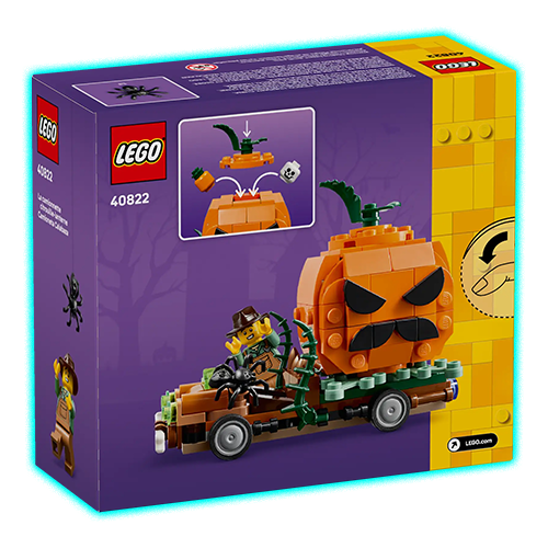 Jack-O'-Lantern Pickup Truck