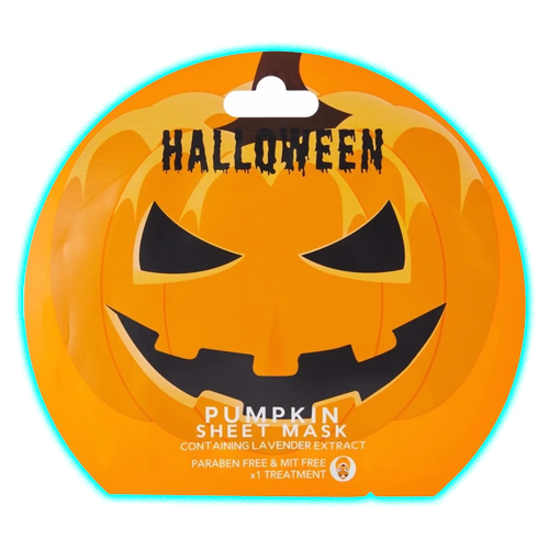 Halloween Pumpkin Sheet Mask - Pumpkin Extract