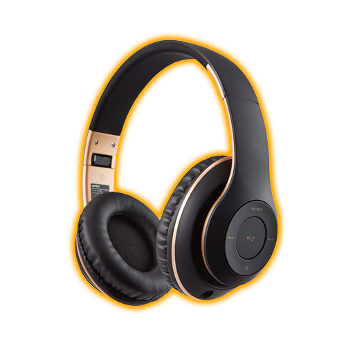 Bluetooth On-Ear Headphones - Black