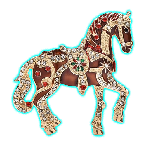 Horse Brooch Pins