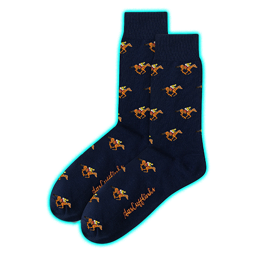 Melbourne Race Horse Socks (1 pair)