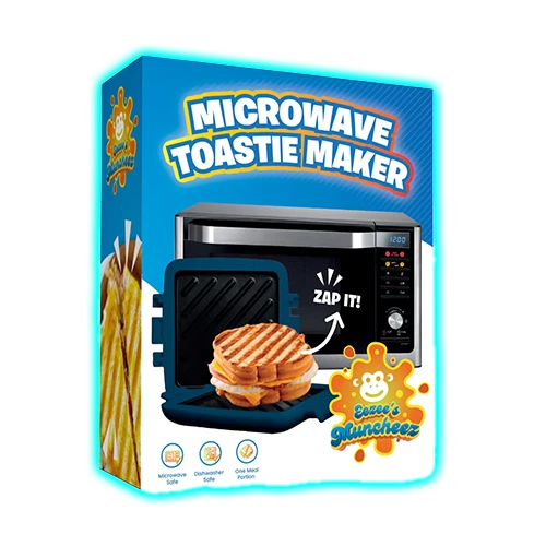 Laser Heatwave Tech Microwave Toastie Maker (Blue)