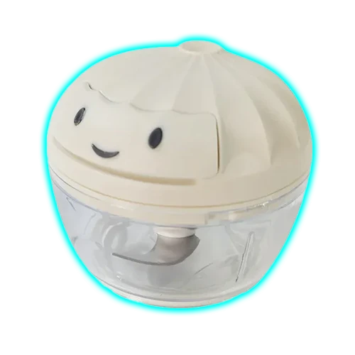 Cook Easy Food Chopper and Dicer Easy Pull Cutter (Cream)