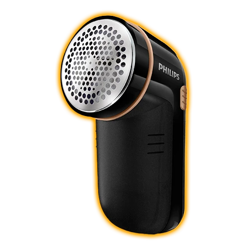 Philips GC026/80 Fabric Shaver (Black/Gold)