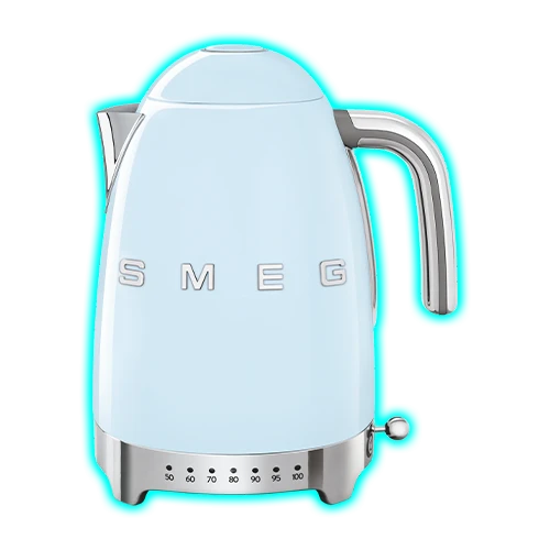 Smeg Pastel Blue Variable Temperature Kettle