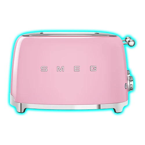 Smeg 50s Style 4 Slot Toaster - Pink