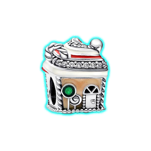 Festive Gingerbread House Charm