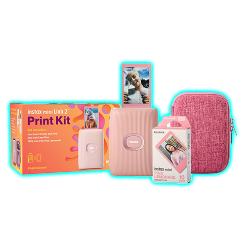 Fujifilm INSTAX Mini Link 2 Bundle Pink
