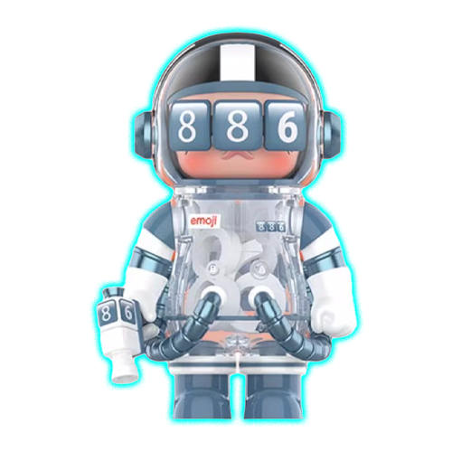 Mega Space Molly x emoji Series 886 100%