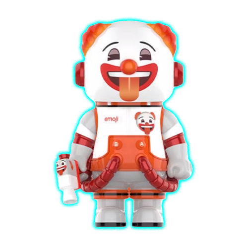 Mega Space Molly x emoji Series Why So Serious 100%
