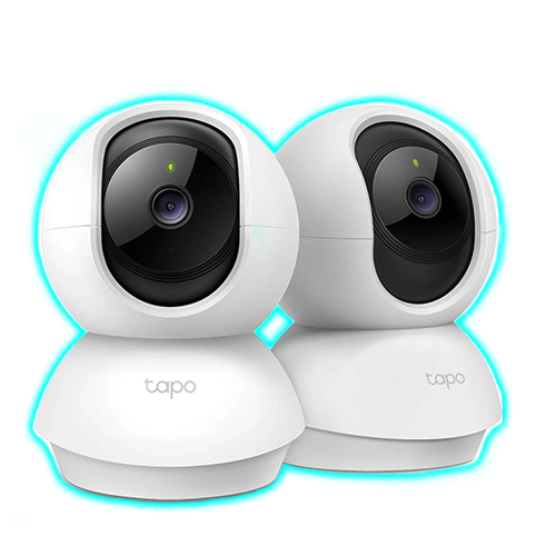 TP-LINK Tapo 2K Pan & Tilt Wi-Fi Security Camera [2 Pack]