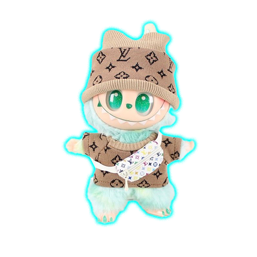 "L.V" Inspired Labubu Fashion Set