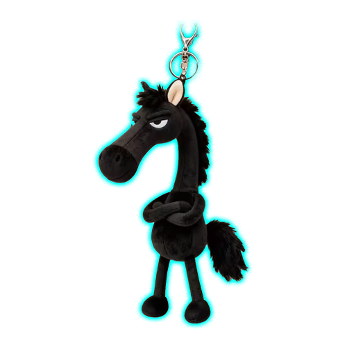 Cartoon Horse Keychain