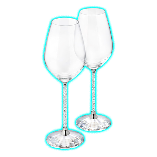 Crystalline Wine Glasses (Set of 2)
