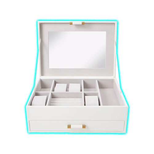 Leather Look Jewellery Box