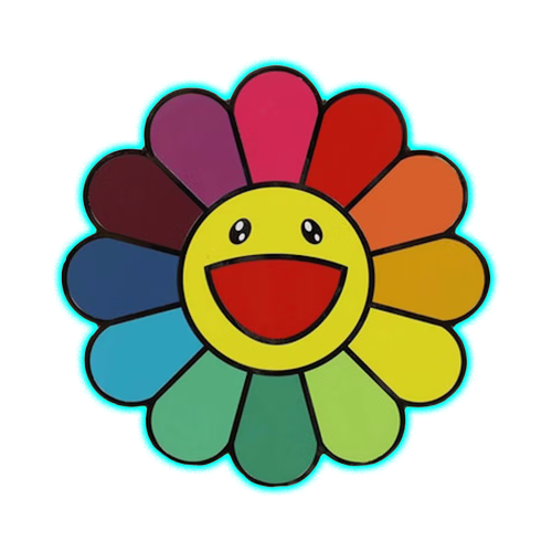 Takashi Murakami XL Flower Pin