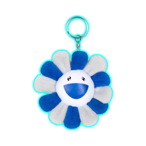 Takashi Murakami MLB Tokyo Series 2025 Dodgers Flower Keychain Multicolor