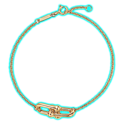 Tiffany HardWear Double Link Bracelet in Yellow Gold