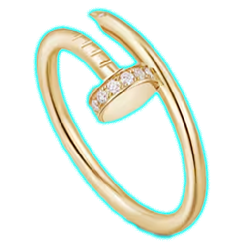 Catier Juste Un Clou Ring, Small Model, Diamond