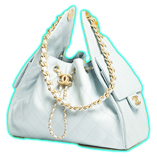 Chanel 25 Small Handbag Light Blue
